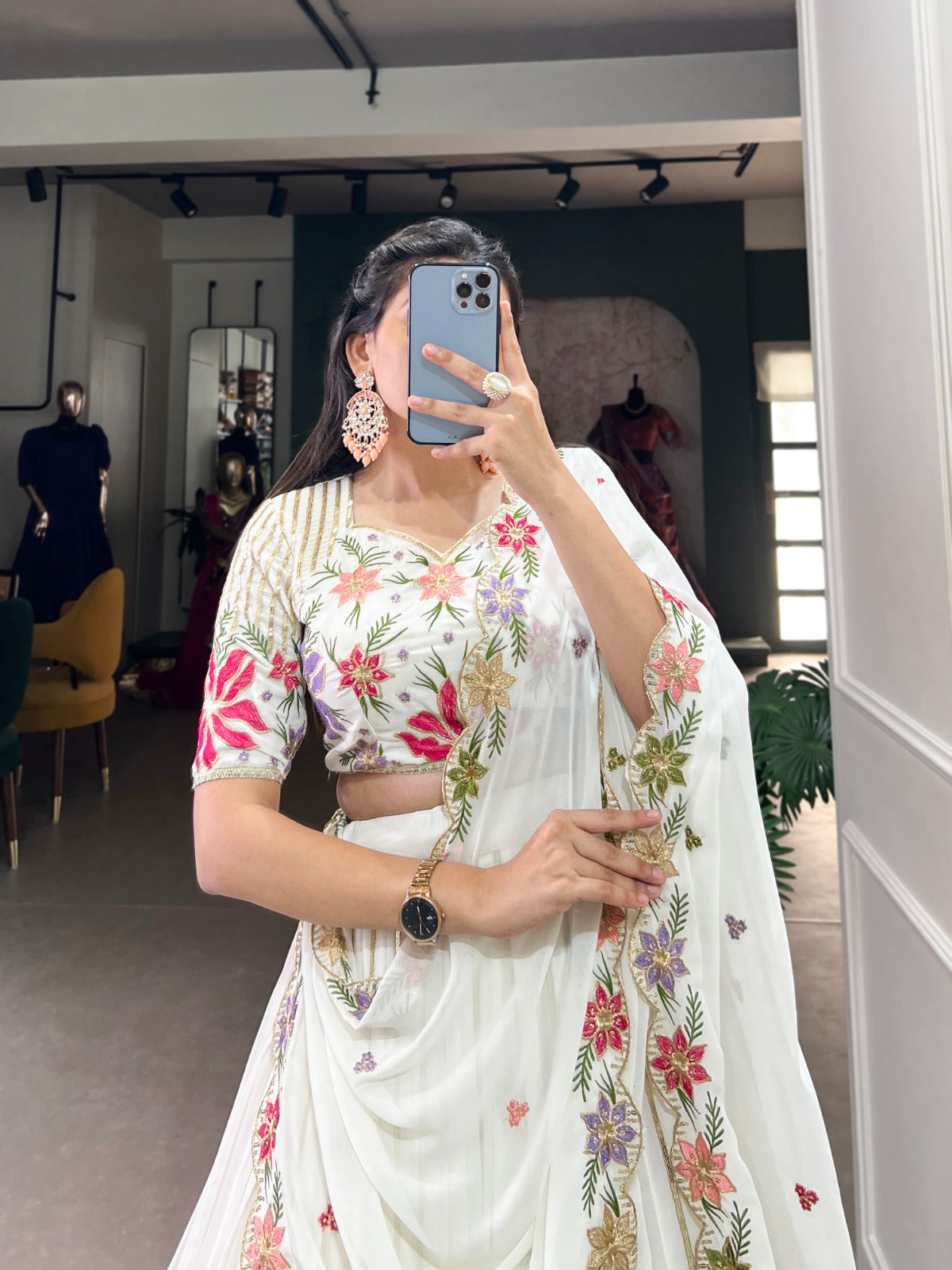 White Wonder Lehenga Choli