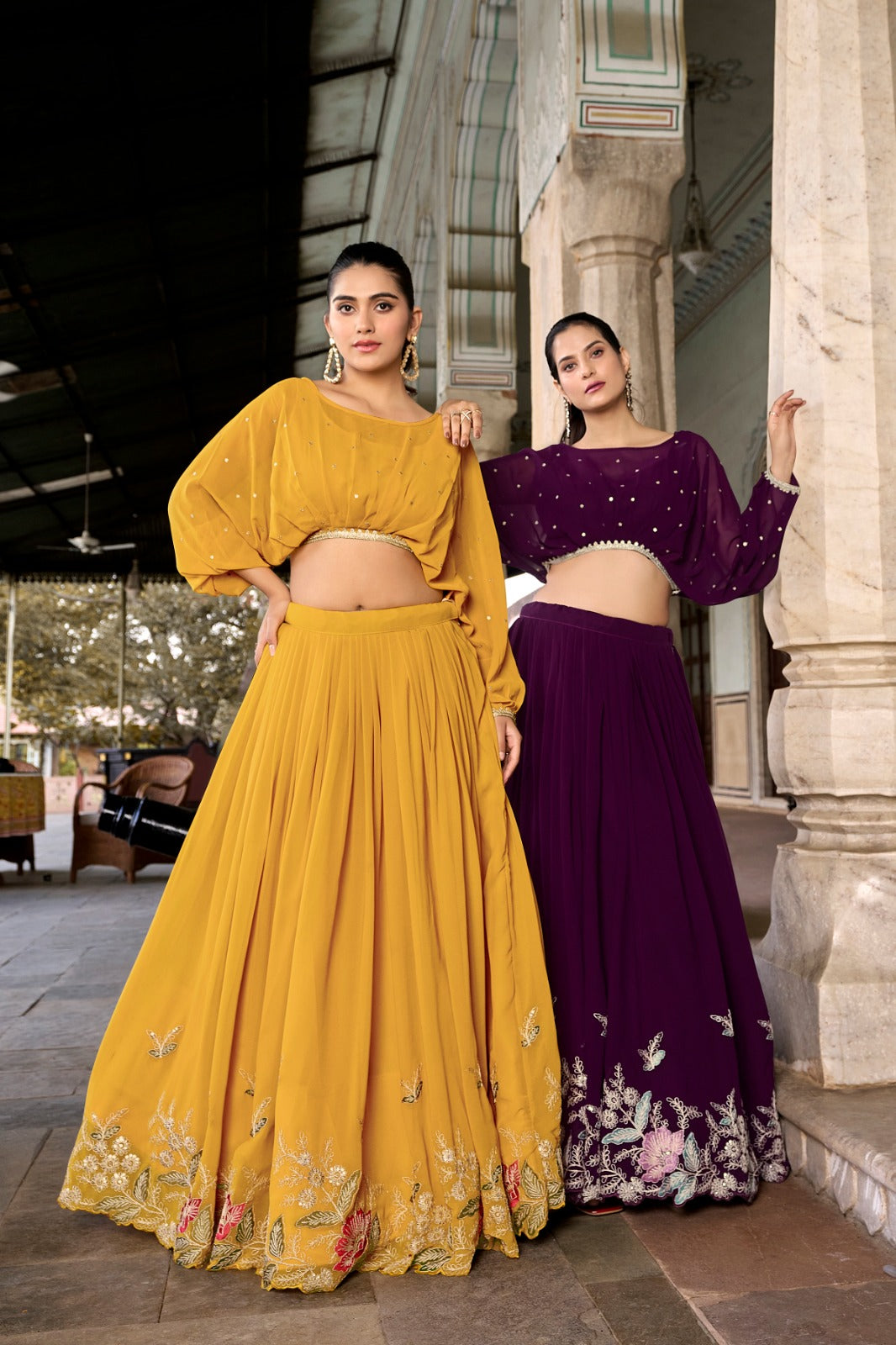 Musturd & Wine Co-ord Lehenga set