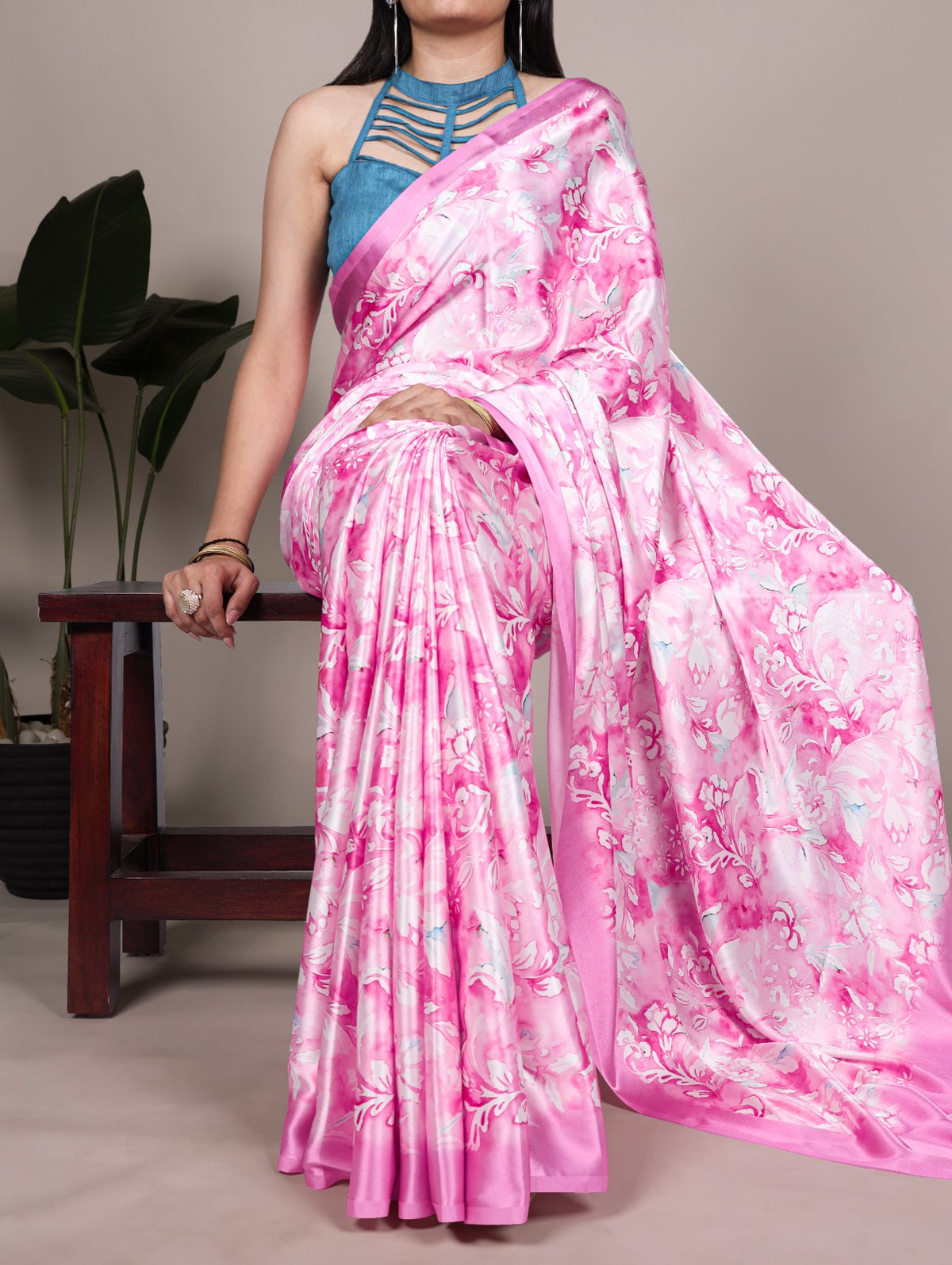 Premium Satin Silk Saree Collection