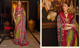 PATOLA DESIGN AND ELEGANT GOLD PRINT SAREE