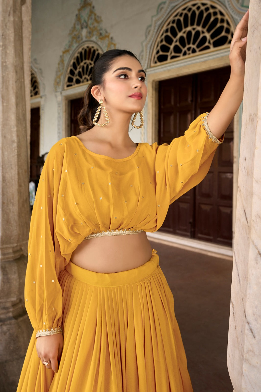 Musturd & Wine Co-ord Lehenga set