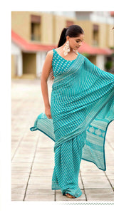 Elegant Georgette Saree with Zari Work - Perfect for Party Wear & Celebrations.