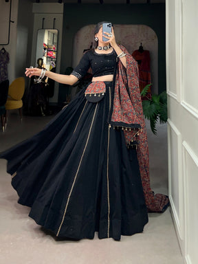 Cotton with Gota Patti Lehenga Choli
