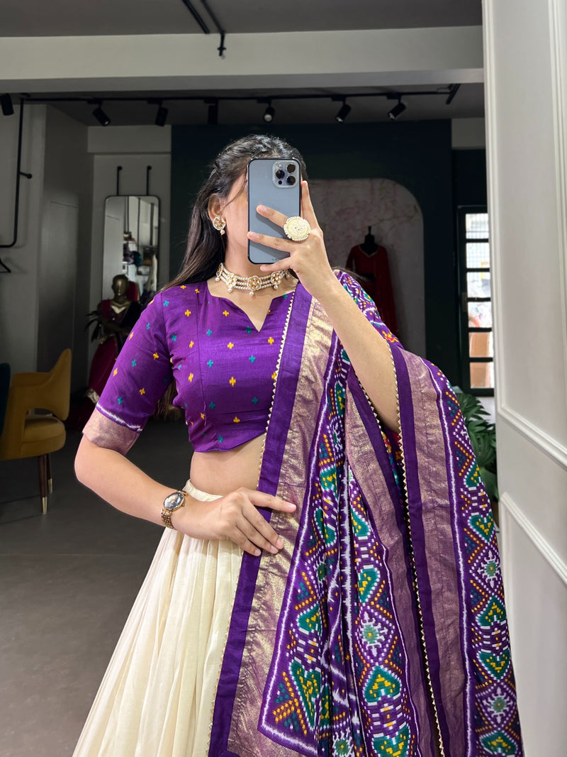 Patola Print Lehenga Choli