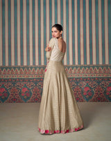 Real Chinon Silk Wedding Gown