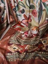 Tussar Silk Printed Saree