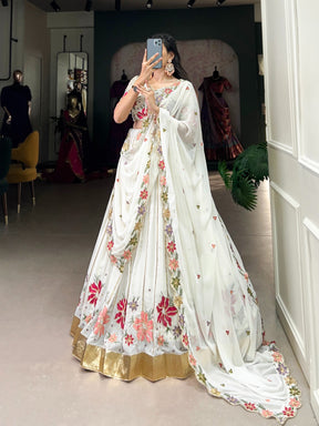White Wonder Lehenga Choli