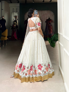 White Wonder Lehenga Choli