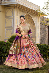 BLUE Paithani Lehenga Choli