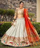 BLUE Paithani Lehenga Choli