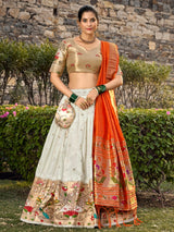 BLUE Paithani Lehenga Choli