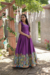 Affordable Elegance with Dola Silk Gown