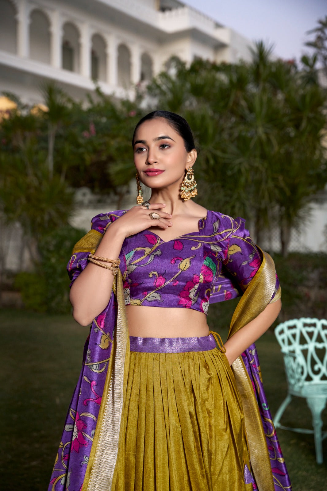Kalamkari prints Lehenga Choli