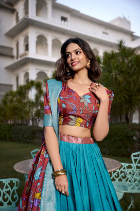 Kalamkari prints Lehenga Choli