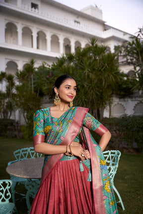 Kalamkari prints Lehenga Choli