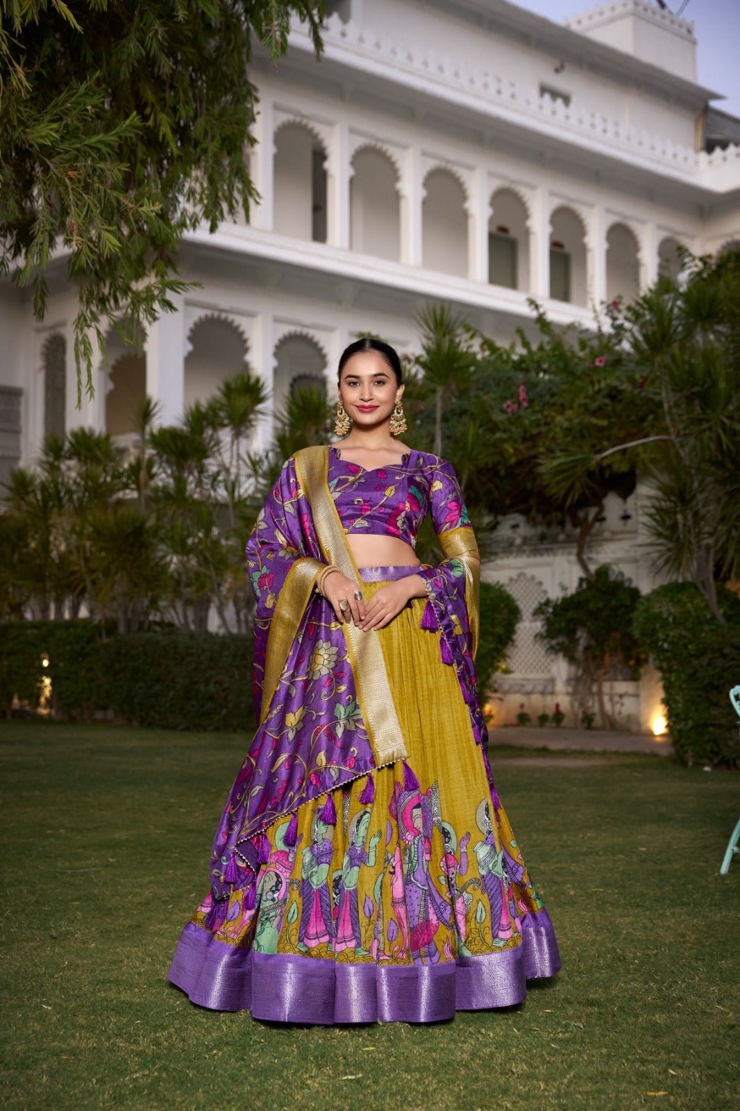 Kalamkari prints Lehenga Choli