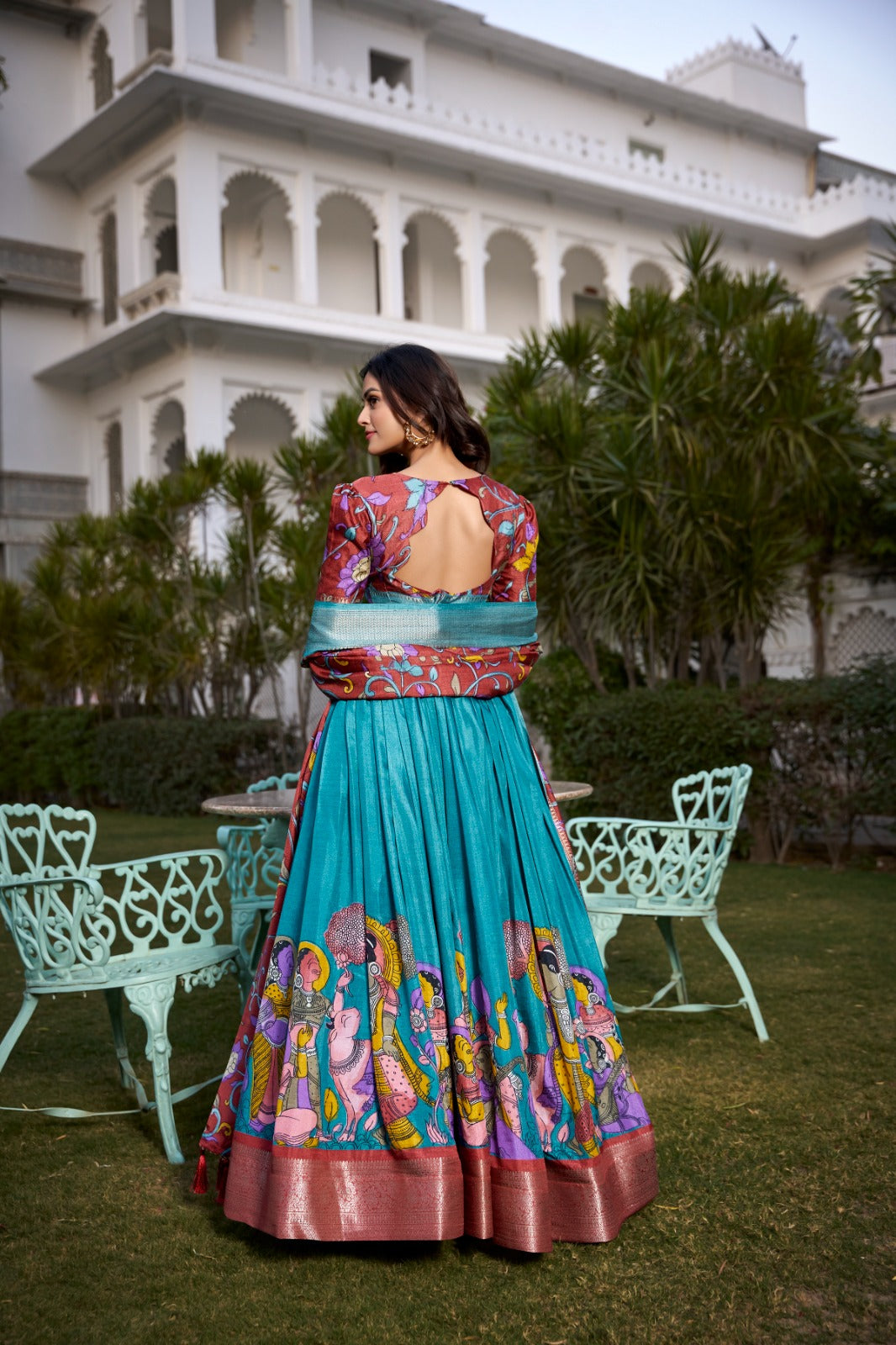 Kalamkari prints Lehenga Choli