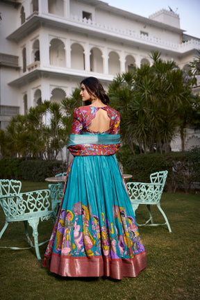 Kalamkari prints Lehenga Choli