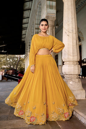 Musturd & Wine Co-ord Lehenga set