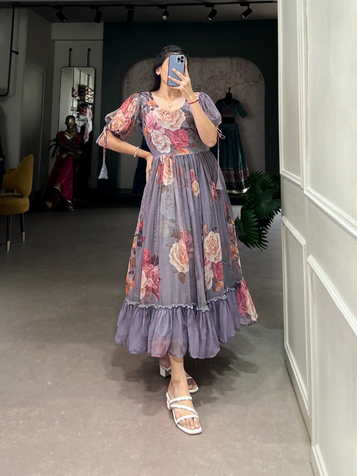 Georgette Floral Frocks