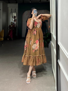 Georgette Floral Frocks