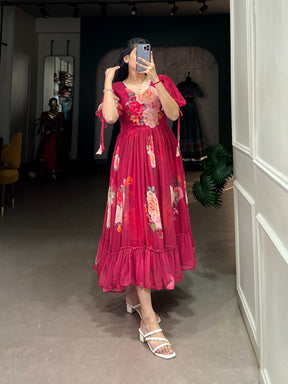 Georgette Floral Frocks