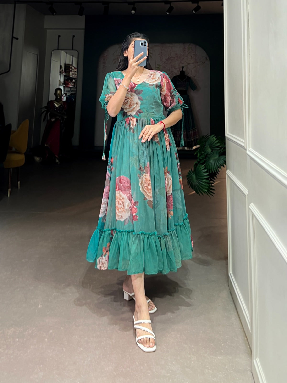 Georgette Floral Frocks