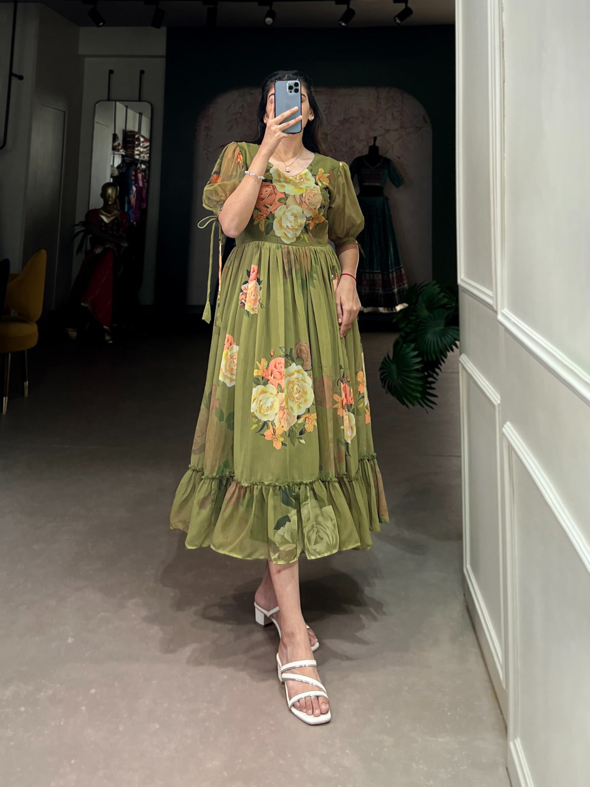 Georgette Floral Frocks