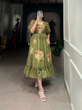 Georgette Floral Frocks