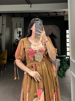 Georgette Floral Frocks