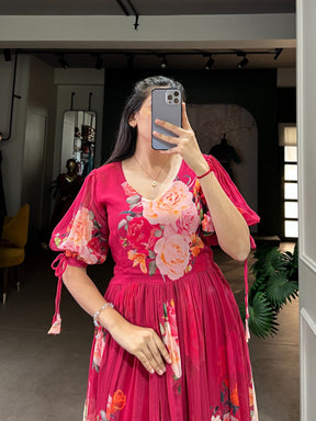 Georgette Floral Frocks