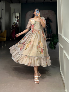 Georgette Floral Frocks