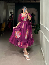 Georgette Floral Frocks