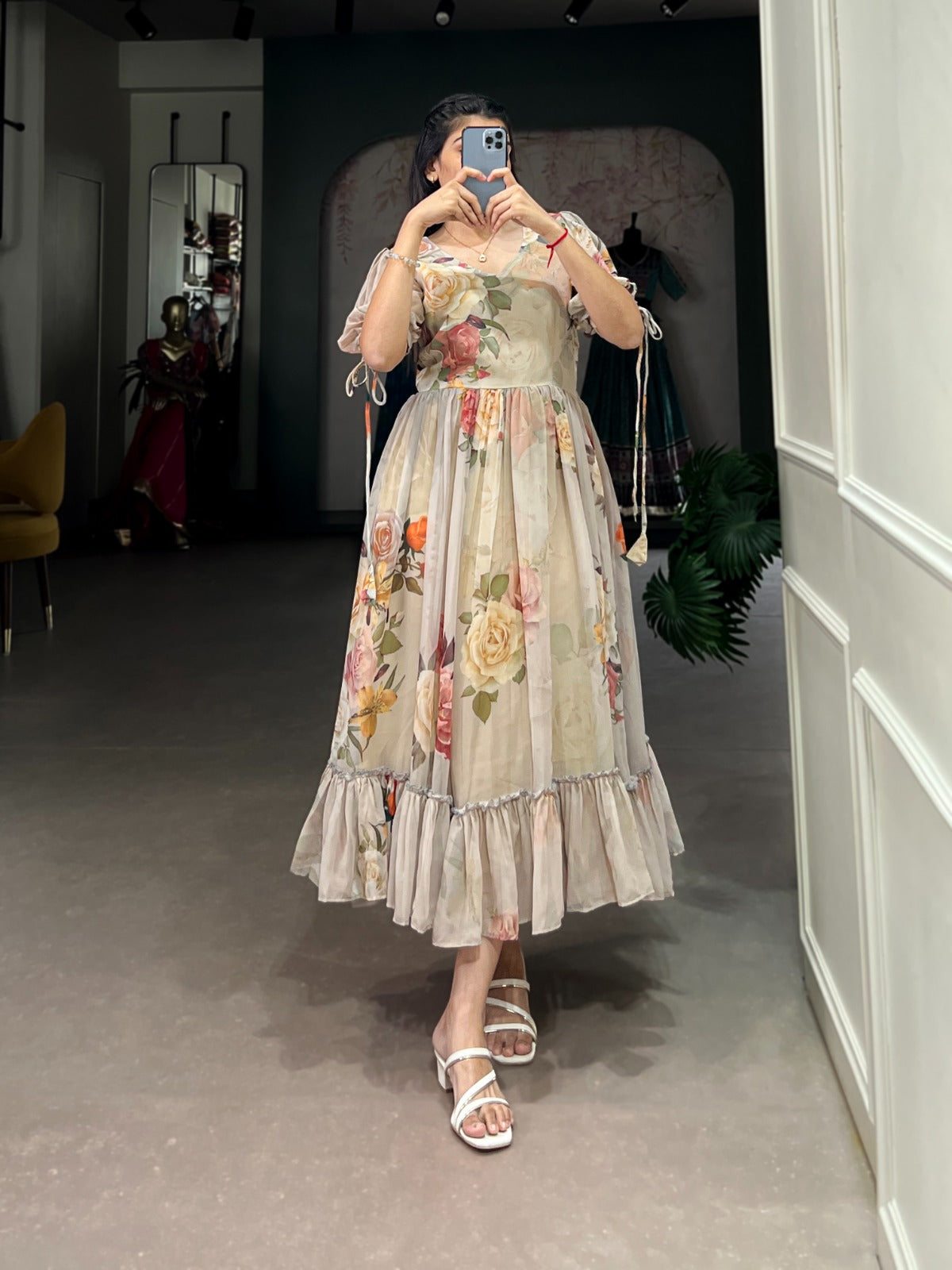 Georgette Floral Frocks