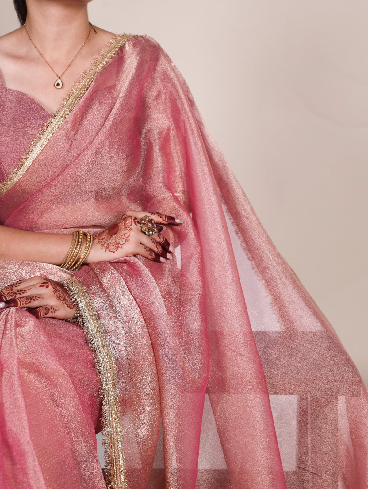 Tissue Shimmer Saree Collections