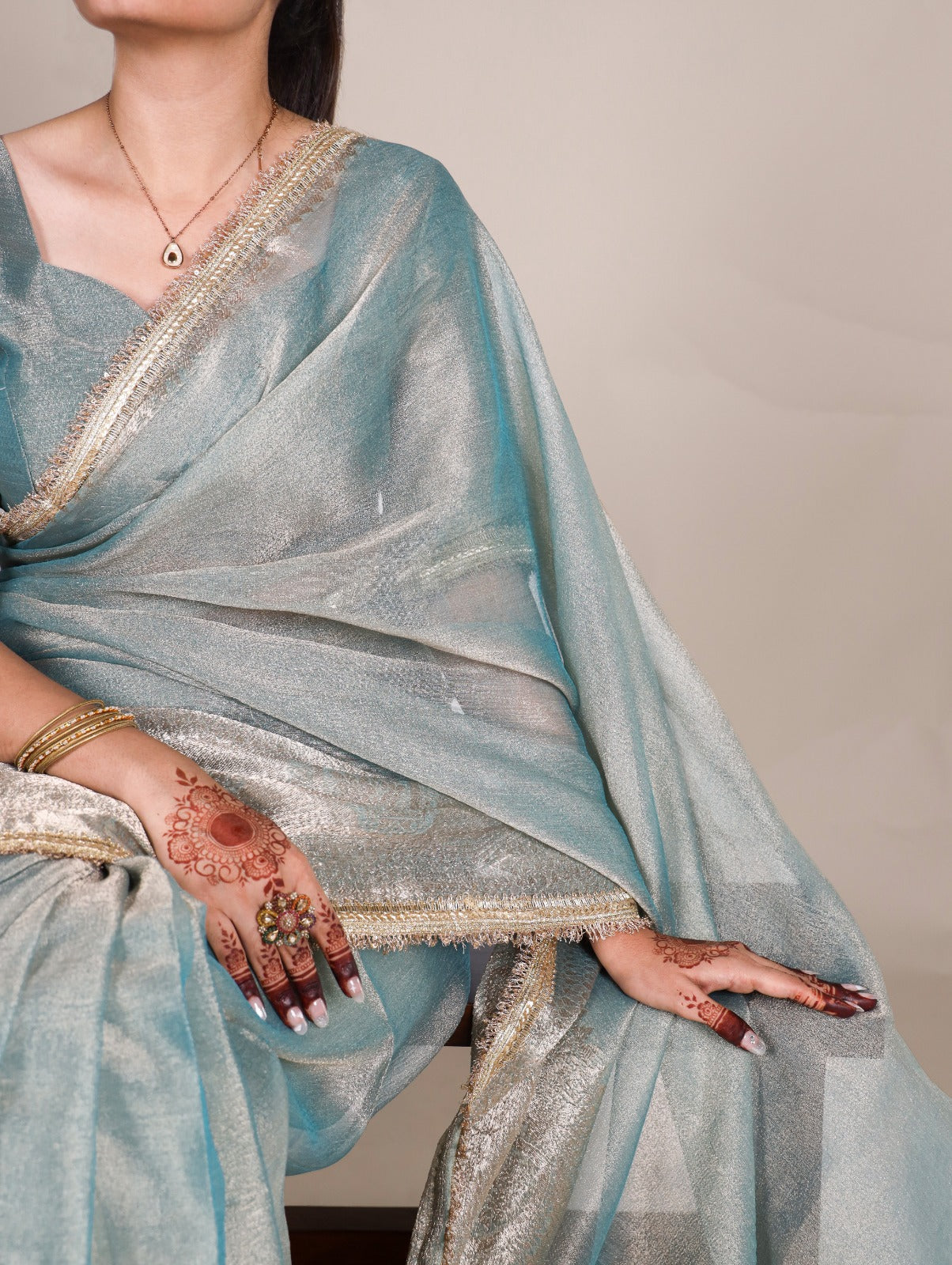 Tissue Shimmer Saree Collections