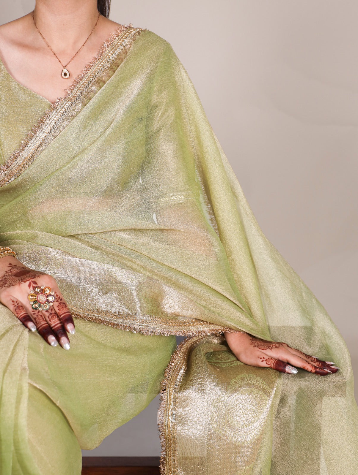 Tissue Shimmer Saree Collections