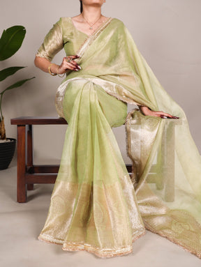 Tissue Shimmer Saree Collections