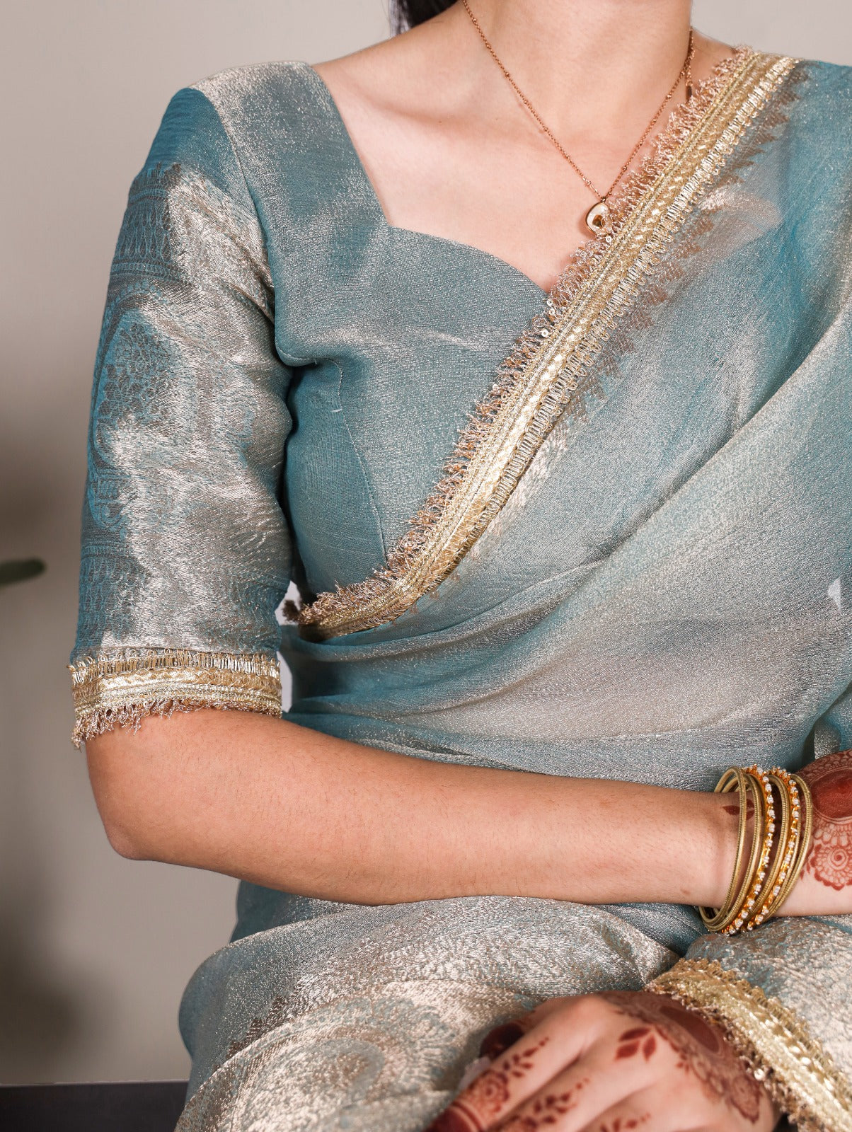 Tissue Shimmer Saree Collections