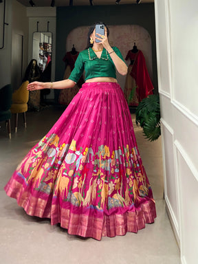 Stunning Dola Silk Co-ord Lehenga Set