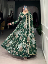 Floral Print Ready-to-Wear Gown