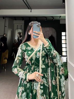 Floral Print Ready-to-Wear Gown