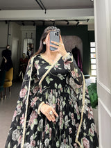 Floral Print Ready-to-Wear Gown