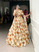 Georgette Floral Printed Lehenga Choli