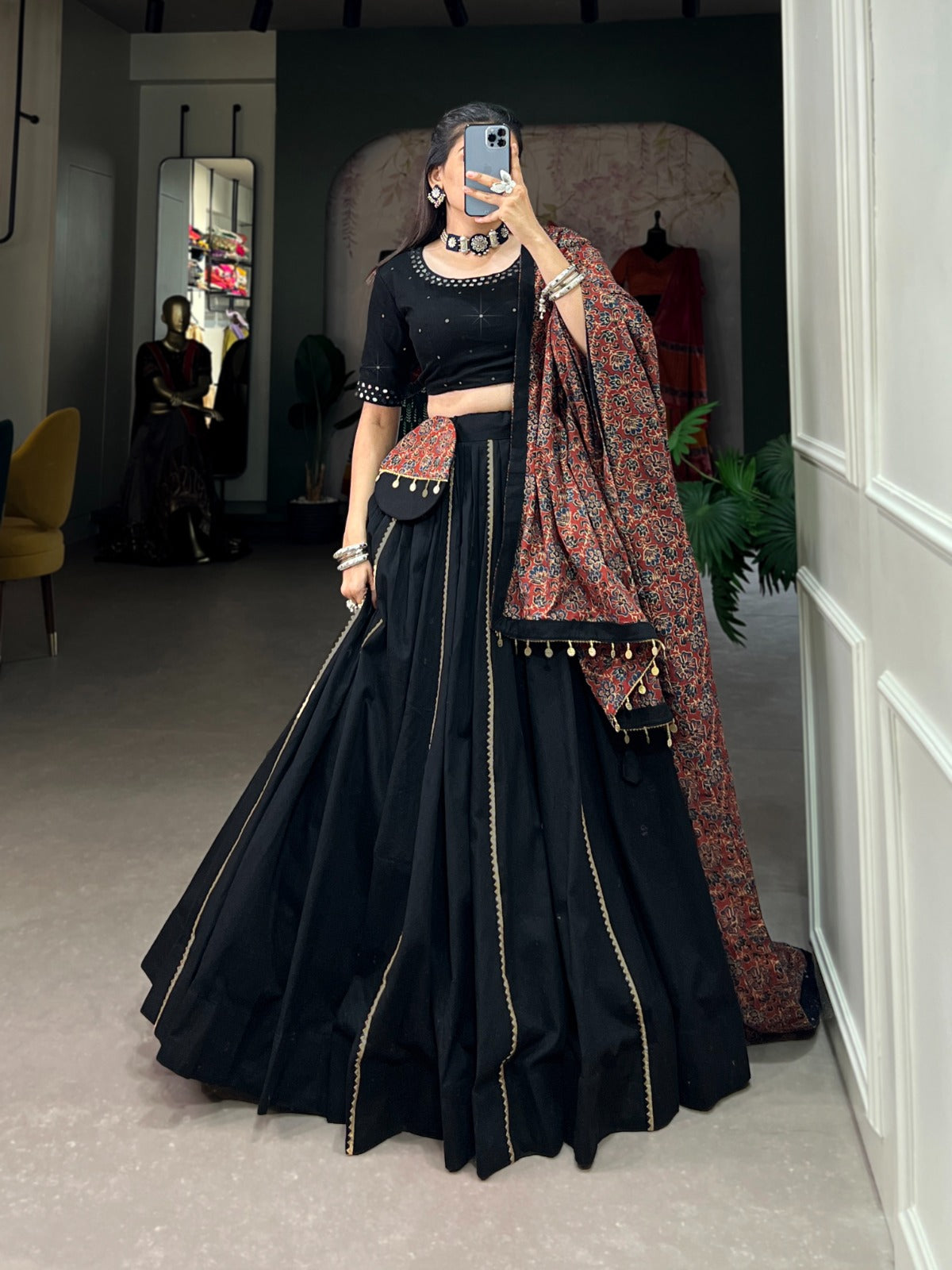 Cotton with Gota Patti Lehenga Choli