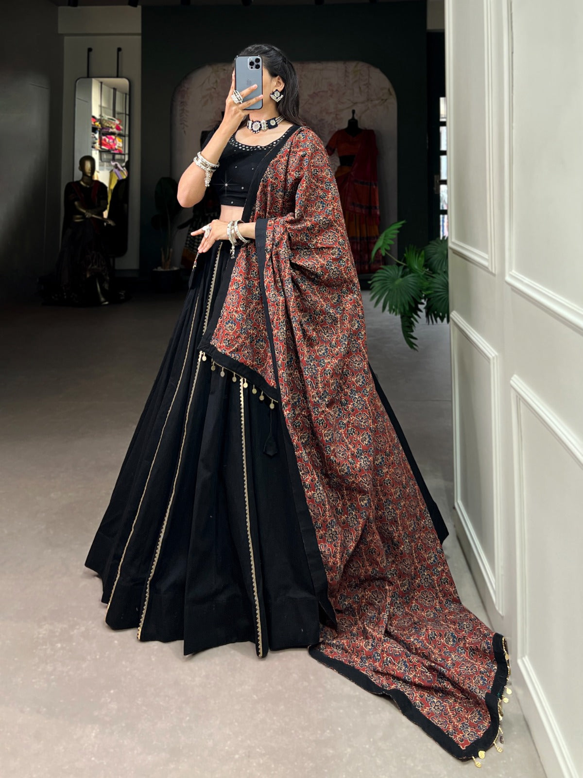 Cotton with Gota Patti Lehenga Choli