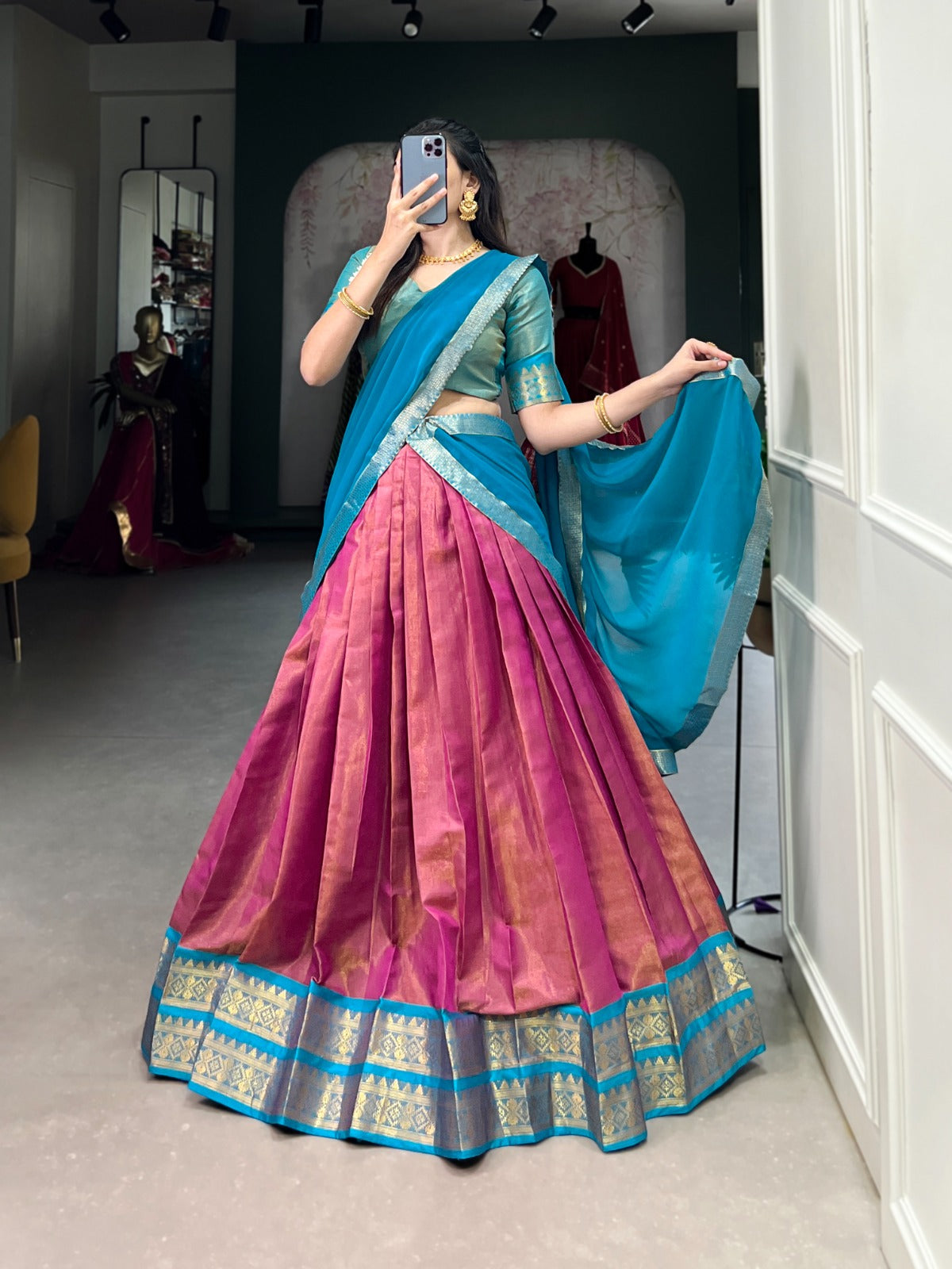 Kanchipuram Lehenga Choli