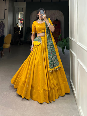 Cotton with Gota Patti Lehenga Choli