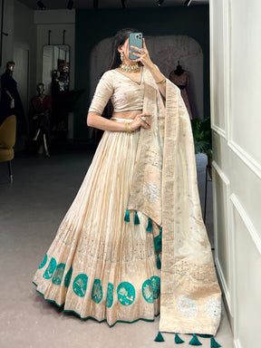 Pure Shimmer Handcrafted Lehenga Choli
