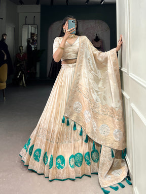 Pure Shimmer Handcrafted Lehenga Choli